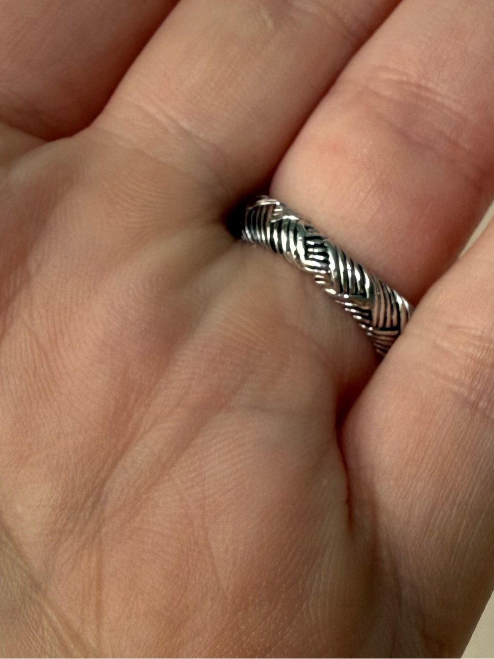 925 Pink Cushion-Cut Ring - Picture 11 of 12